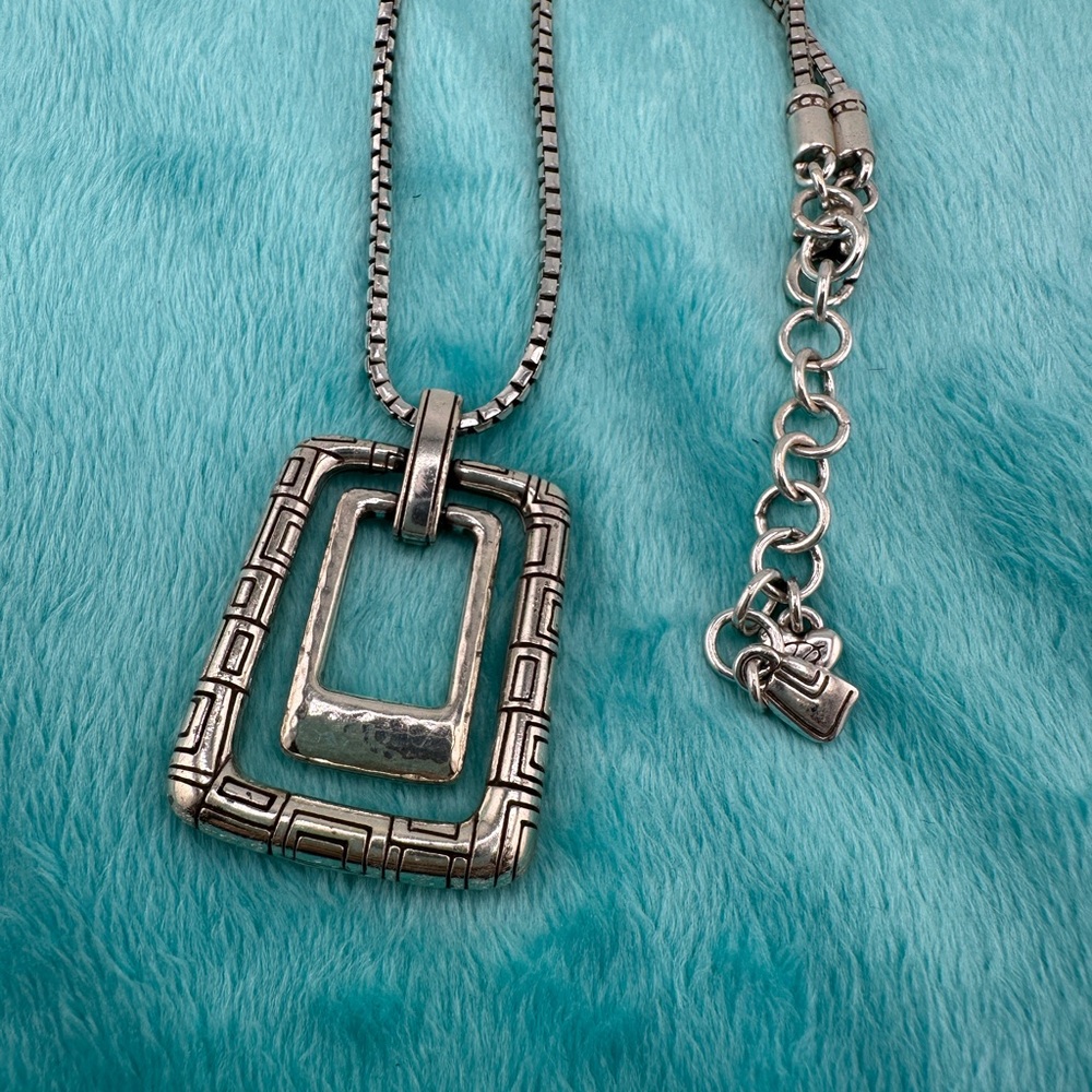 Brighton Nexus Silver Art Deco Necklace